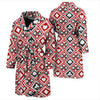 Poker Playing Card Casino Pattern Print Men Long Robe-grizzshop