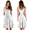 Polar Bear Panda Pattern Print Dress-grizzshop