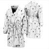 Polar Bear Panda Pattern Print Men Long Robe-grizzshop