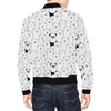 Polar Bear Panda Pattern Print Men's Bomber Jacket-grizzshop