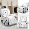 Polar Bear Panda Pattern Print Recliner Cover-grizzshop