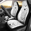 Polar Bear Panda Pattern Print Universal Fit Car Seat Cover-grizzshop