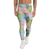 Polar Bear Pastel Print Pattern Men's Leggings-grizzshop