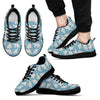 Polar Bear Pattern Print Black Sneaker Shoes For Men Women-grizzshop