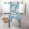 Polar Bear Pattern Print Chair Cover-grizzshop