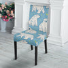 Polar Bear Pattern Print Chair Cover-grizzshop