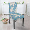 Polar Bear Pattern Print Chair Cover-grizzshop