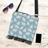 Polar Bear Pattern Print Crossbody Bags-grizzshop