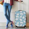 Polar Bear Pattern Print Luggage Cover Protector-grizzshop