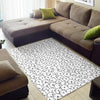 Polar Bear Print Pattern Floor Mat-grizzshop