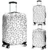 Polar Bear Print Pattern Luggage Cover Protector-grizzshop