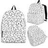 Polar Bear Print Pattern Premium Backpack-grizzshop