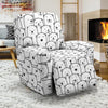 Polar Bear Print Pattern Recliner Cover-grizzshop