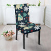 Polar Bear Snow Christmas Pattern Print Chair Cover-grizzshop