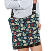 Polar Bear Snow Christmas Pattern Print Crossbody Bags-grizzshop