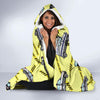 Police Car Pattern Print Hooded Blanket-grizzshop