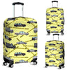 Police Car Pattern Print Luggage Cover Protector-grizzshop