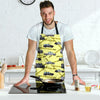 Police Car Pattern Print Men's Apron-grizzshop