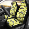 Police Car Pattern Print Universal Fit Car Seat Covers-grizzshop