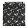 Police Pattern Print Duvet Cover Bedding Set-grizzshop