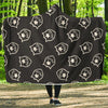 Police Pattern Print Hooded Blanket-grizzshop