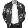 Police Pattern Print Men's Bomber Jacket-grizzshop