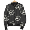 Police Pattern Print Men's Bomber Jacket-grizzshop