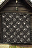 Police Pattern Print Quilt-grizzshop