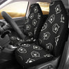 Police Pattern Print Universal Fit Car Seat Covers-grizzshop