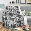 Police Print Pattern Blanket-grizzshop