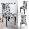 Police Print Pattern Chair Cover-grizzshop