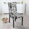 Police Print Pattern Chair Cover-grizzshop