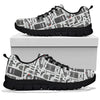 Police Print Pattern Sneaker Shoes For Men Women-grizzshop