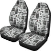 Police Print Pattern Universal Car Seat Cover-grizzshop