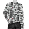 Police Print Pattern Women's Sweatshirt-grizzshop