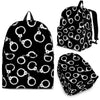 Police Shackle Pattern Print Backpack-grizzshop