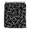 Police Shackle Pattern Print Duvet Cover Bedding Set-grizzshop