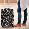 Police Shackle Pattern Print Luggage Cover Protector-grizzshop