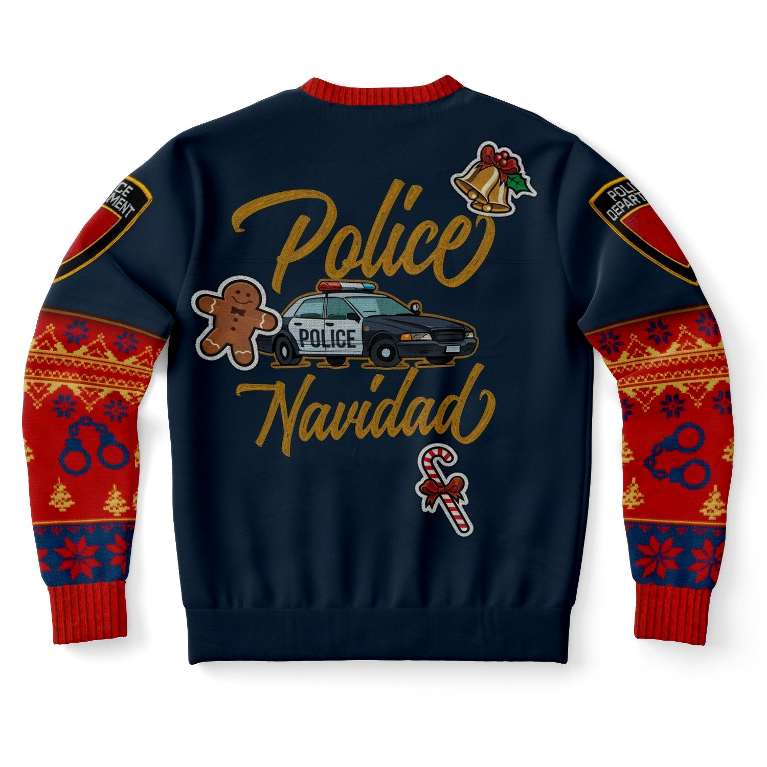 Police Uniform Ugly Christmas Sweater-grizzshop