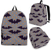 Polka Dot Halloween Bat Pattern Print Backpack-grizzshop