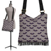 Polka Dot Halloween Bat Pattern Print Crossbody Bags-grizzshop