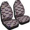 Polka Dot Halloween Bat Pattern Print Universal Fit Car Seat Cover-grizzshop