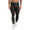 Polka Dot Light Print Men's Leggings-grizzshop