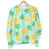 Polkadot Blue Sky Pineapple Print Sweatshirt-grizzshop