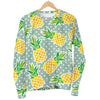 Polkadot Green Pineapple Print Sweatshirt-grizzshop