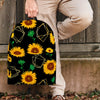 Polygonal Sunflower Backpack-grizzshop