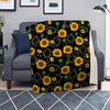 Polygonal Sunflower Blanket-grizzshop