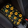 Polygonal Sunflower Car Console Cover-grizzshop