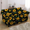 Polygonal Sunflower Loveseat Cover-grizzshop