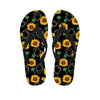 Polygonal Sunflower Men's Flip Flops-grizzshop